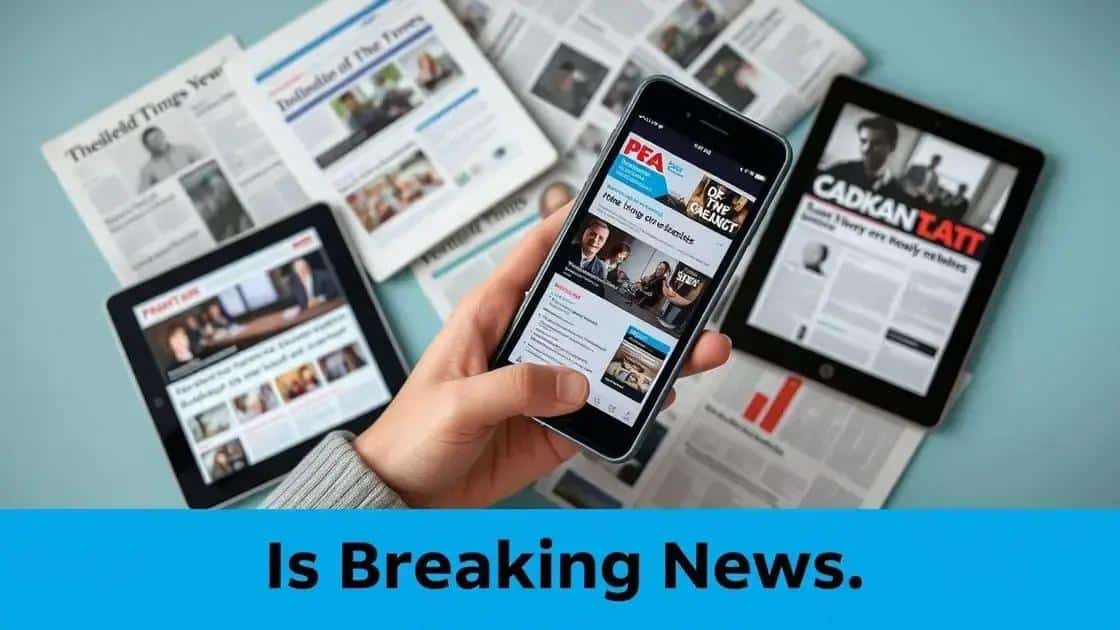 How to stay updated with breaking news