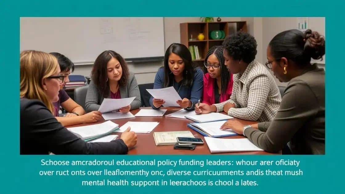 Recent developments in education policies