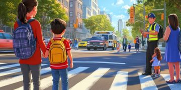 School Zone Safety: A Parent's Guide to Safe Walking Routes - Cover Image