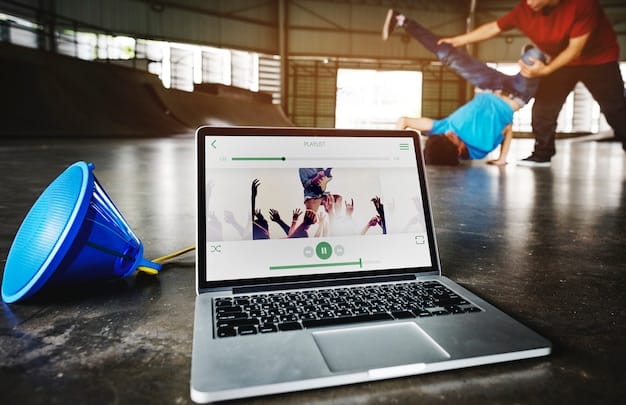 A laptop displaying a youth sports team's crowdfunding page, featuring photos of the players, a fundraising thermometer, and a donation button. Hands are shown clicking the donation button, symbolizing online contributions to the team.