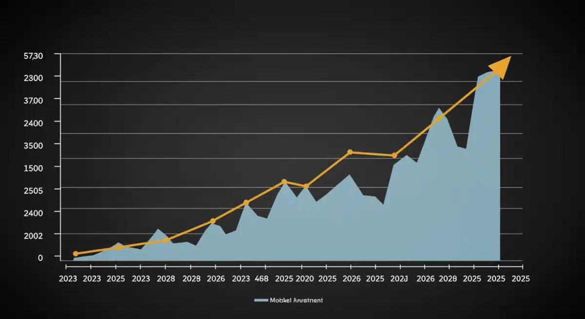 Gráfico que muestra la proyección de retorno anual de inversión en locales comerciales en España, alcanzando un 6% en 2025.