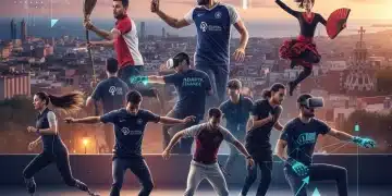 Deportistas en diversas disciplinas, simbolizando la evolución del patrocinio deportivo en España para 2026.